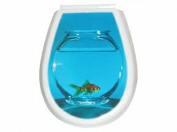 Сиденье для унитаза Lilia FOTO рыба (Польша)