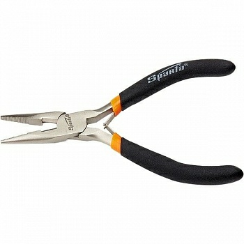 Длинногубцы Mini 130мм, никелированные, прямые, авторазжим SPARTA (Россия) Длинногубцы Mini 130мм, никелированные, прямые, авторазжим SPARTA (Россия)