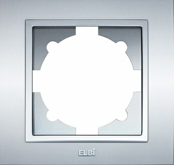 Рамка Zena 1-местная серая (Турция)