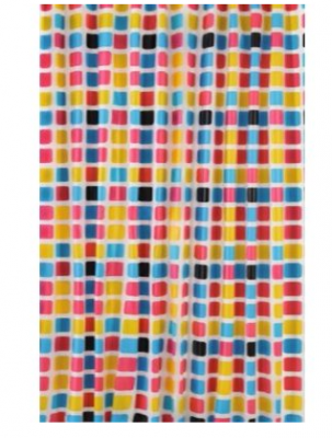 Штора для ванной CITY MULTI с кольцами 06893 (Россия)