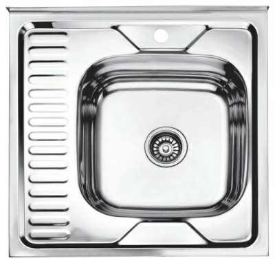 Мойка L66060-R Ledeme чаша справа нержавеющая сталь сифон в комплекте (Китай)