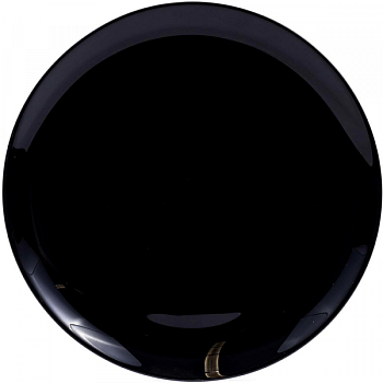 Тарелка мелкая стеклокерамическая "Diwali black" 25 см P0867 (Франция)