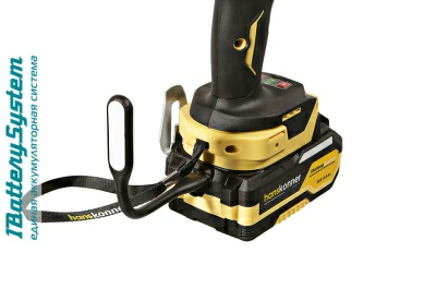 Аккумуляторный ударный гайковерт Hanskonner HCD20420BLC (Китай)