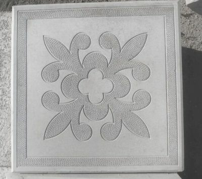 Плитка тротуарная цветок серая 30*30*3 (Беларусь)