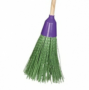 Метла №10 круглая с черенком 