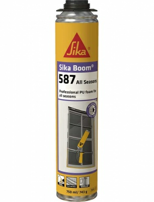 Пена монтажная профессиональная Sika Boom 587 всесезонная 750мл (Швейцария)