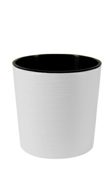 Горшок цветочный Вега 5,2л белый (Россия)