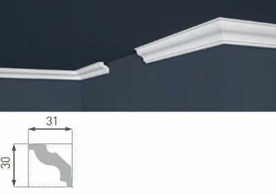 Плинтус потолочный Exclusive E-22 (Польша)