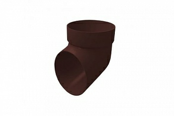 Колено сливное ПВХ 120/87 мм 72 градуса Grand Line (Россия)