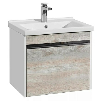 Тумба подвесная под раковину AQUATON Капри 60 бетон пайн 1A230101KPDA0 (Россия)