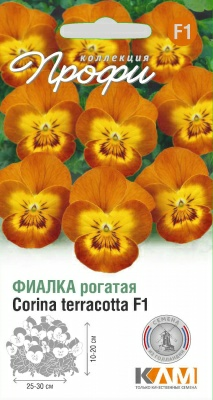 Фиалка рогатая Корина Терракотта F1 10 шт (Нидерланды)