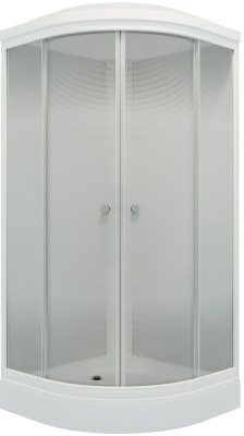 Душевая кабина Лайт 100*100 А 7 мест + сифон D90мм (Россия)