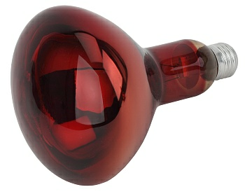 Инфракрасная лампа ЭРА ИКЗК 230-150 R127для обогрева животных и освещения 150 Вт Е27 (Великобритания)