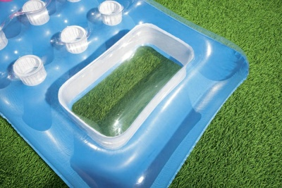 Матрас надувной с окошком Лаунж 188*71см до 90кг (Китай)