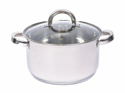 Кастрюля металлическая со стеклянной крышкой 3.3 л, Home Line GS-01211-20CA-2 (Китай)