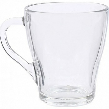Кружка стеклянная 250 мл Время чая, 13с1649 (Россия)
