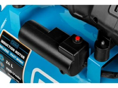 Компрессор DGM AC-225F 260 л/мин 8 атм коаксиальный безмасляный 24 л 230 В 1,5 кВт (Китай)