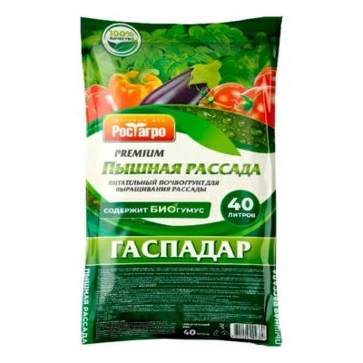 Почвогрунт Пышная рассада 40л (Беларусь)