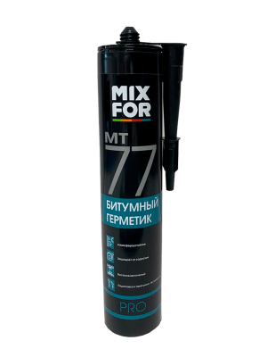 Герметик битумный для кровли MIXFOR МТ-77 черный 310мл (Россия)