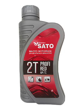 Масло моторное для 2-х тактных двигателей Profi 2T RED SATO Garden 0,95л (Беларусь)