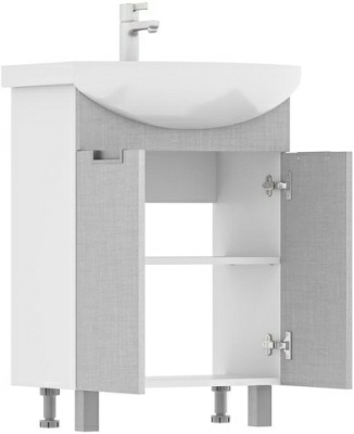 Тумба напольная Volna Vario Sf 60.2D под умывальник Балтика лен (Россия)