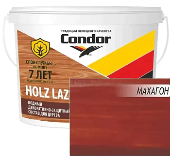 Лак ВД-АК защитно-декоративный «Holz Lazur Aqua» ведро 0,9 кг (Беларусь) в Борисове