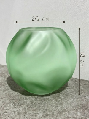 Ваза Art&Home Dainty 20х18 стекло JQY377 (Китай)