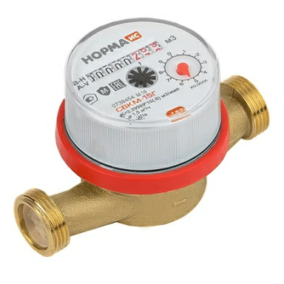 Счетчик горячей воды СВКМ-15 Г без комплекта присоединения, с гидроблоком К03(Россия)