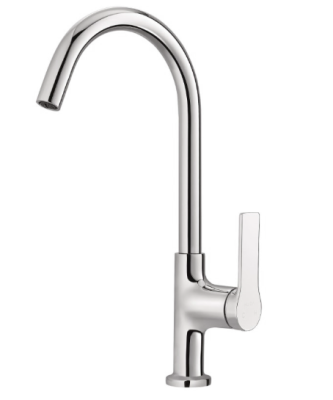 Смеситель GENT для кухни с поворотным высоким изливом настольный Nordlain (Эстония)