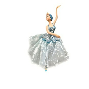 Украшение новогоднее Балерина 18 см (Китай)
