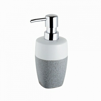 Дозатор для жидкого мыла серый STONE (Польша)