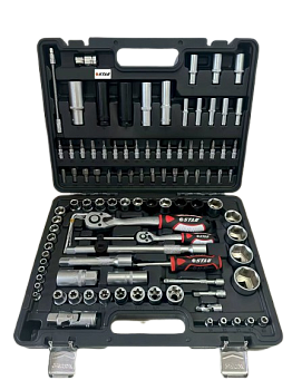 Набор торцевых головок 1/4" и 1/2" 108 предметов Stab (Тайвань)