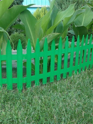 Декоративный забор Gotika N3 50112 7шт длина 3.10м зеленый (Беларусь) 