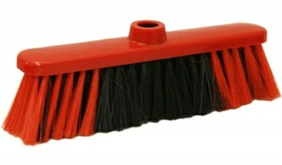 Щетка для уборки мусора ЛЮКС (красный) (Россия)