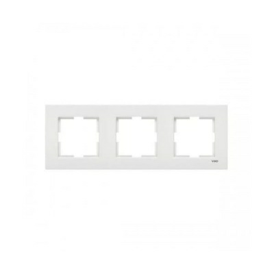 Рамка 3-местная универсальная белая (Турция)