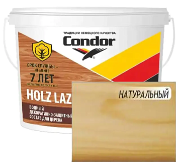 Лак ВД-АК защитно-декоративный «Holz Lazur Aqua» ведро 0,9 кг (Беларусь) в Борисове