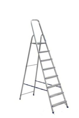Стремянка ЯРУС (1,65 м, 8 ст, сталь) Dogrular 122208 (Россия)