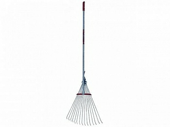 Грабли веерные раздвижные с алюминиевым черенком  Грабли веерные раздвижные с алюминиевым черенком