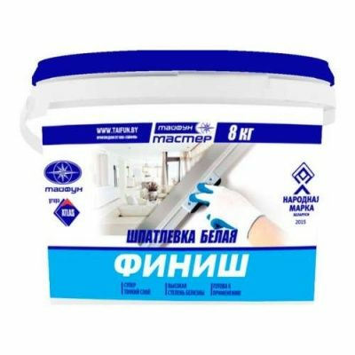 Шпатлевка финишная белая Тайфун Мастер ФИНИШ 8кг