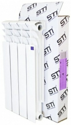 Радиатор биметаллический STI 500/80 4 секции (Китай)
