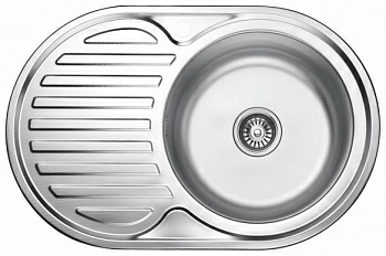 Мойка L67750-6R, Ledeme, декор, нерж. сталь, права(Китай)