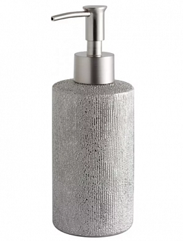 Дозатор жидкого мыла серебряный керамика NICE 05705 (Польша) Дозатор жидкого мыла серебряный керамика NICE 05705 (Польша)