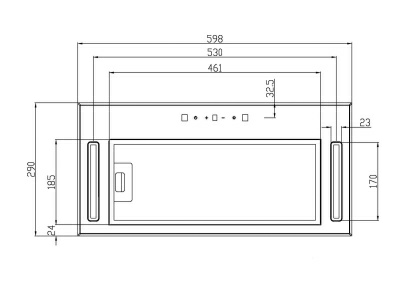 Вытяжка Schtoff Sesto 60 Inox (Китай)