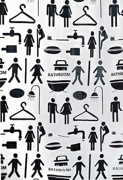 Штора для ванной комнаты COUPLE (Польша)