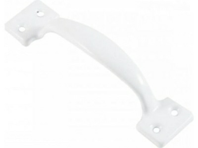 Ручка-скоба 70 мм цельнотянутая, белая (Россия)