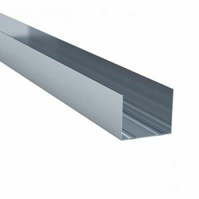 Профиль направляющий (UW) сечение 50х40, длина 3м, 0.6мм (Россия)