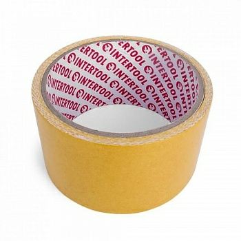 Скотч двухсторонний Inter-S 50мм/5м на тканевой основе (Китай)