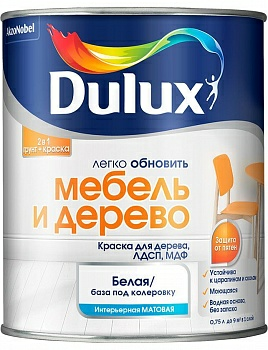 Краска DULUX Мебель и Дерево (Россия) в Борисове