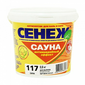 Антисептик для древесины Сенеж САУНА 117 (Россия)  в Борисове Антисептик для древесины Сенеж САУНА 117 (Россия)  в Борисове