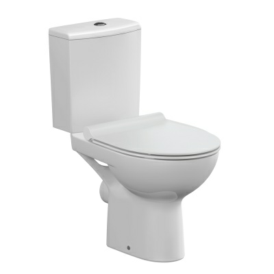 Напольный унитаз Cersanit Nature Clean On 011 3/5 DPL EO slim / 65410 горизонтальный выпуск (Россия)